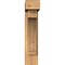Ekena Millwork Imperial Block Smooth Bracket w/ Offset Brace, Western Red Cedar, 5 1/2"W x 18"D x 26"H BKT0604X18X26IMP05SWR - alternate 3